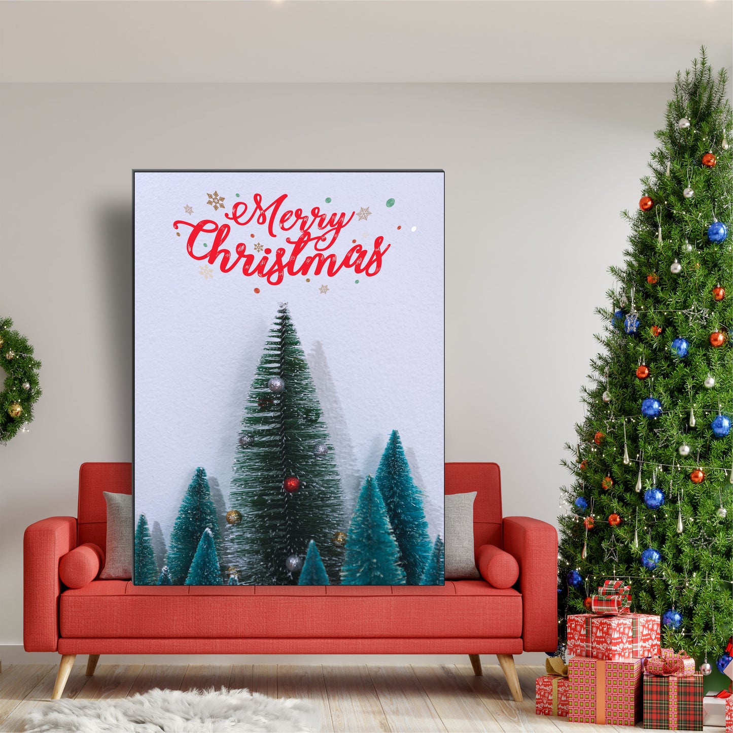 Merry Moment Christmas Tree Art