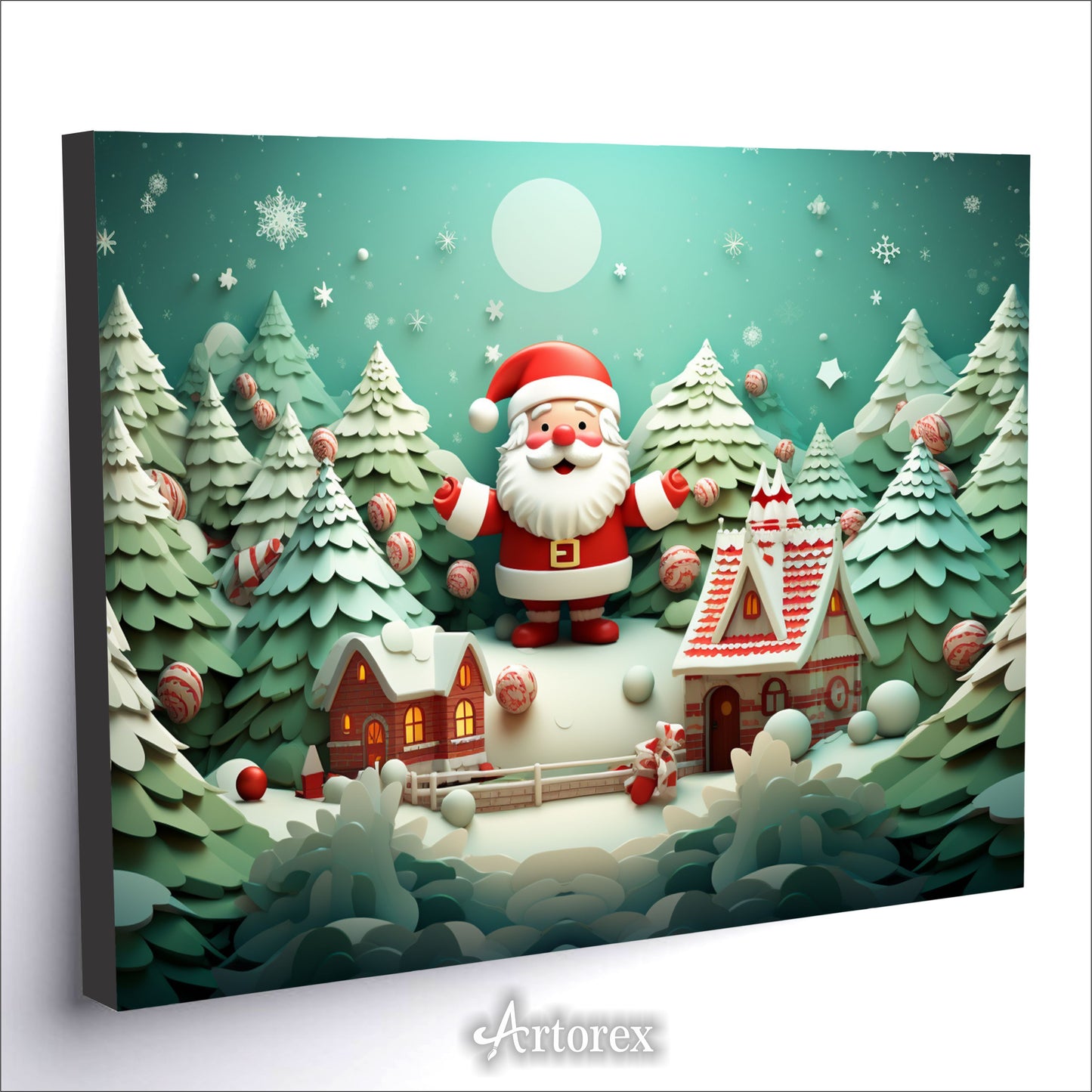 Christmas Ai Santa's Magic Home Art