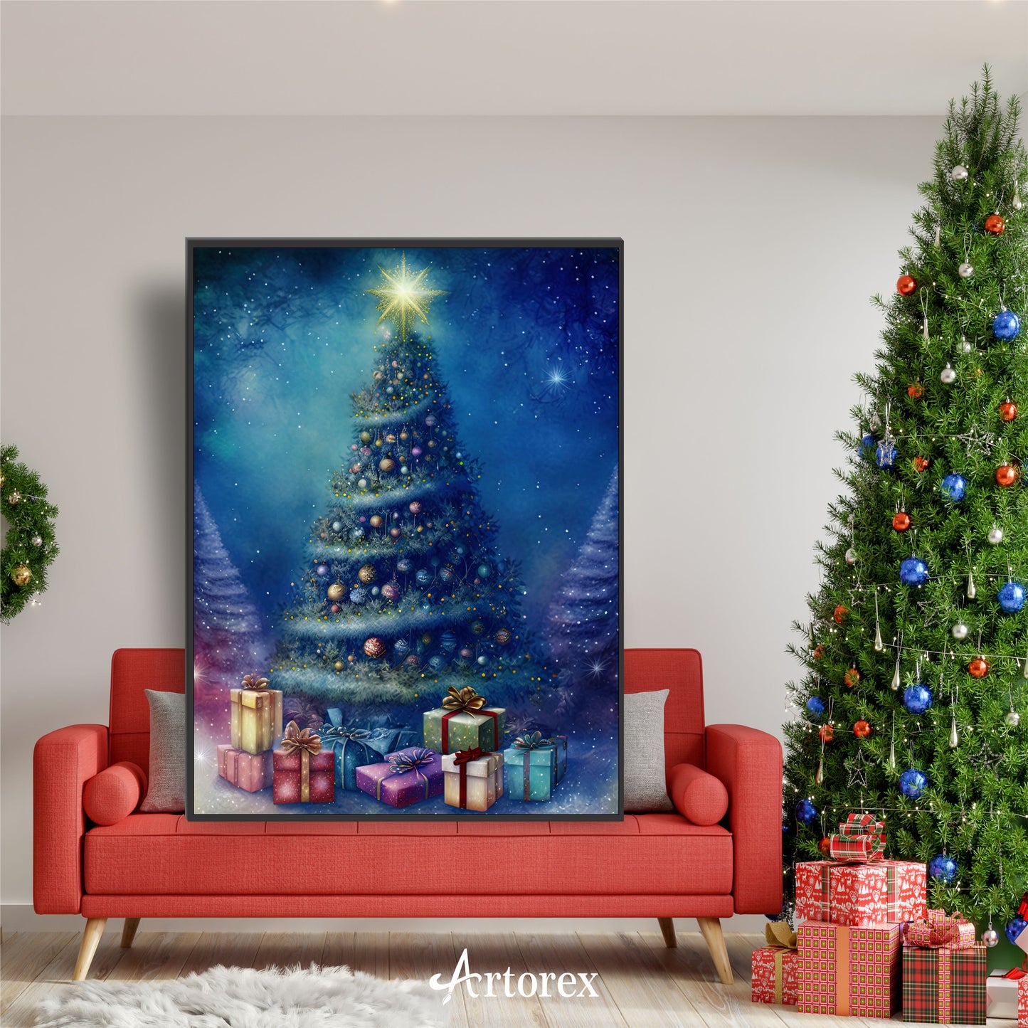 Christmas Enchanting Fantasy Tree Art