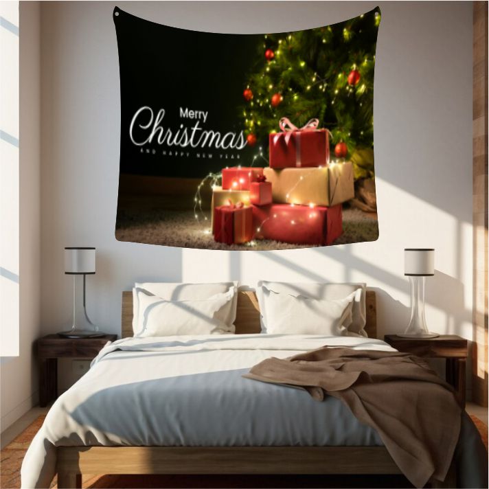 Christmas Greetings Gifts Tapestry Art
