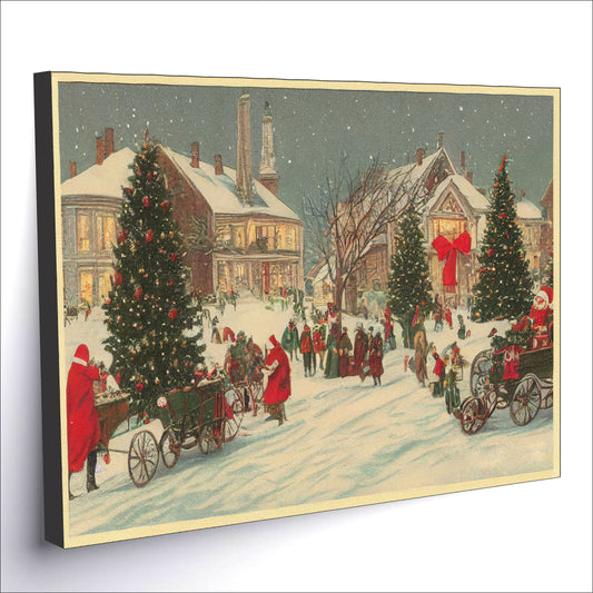 Christmas Vintage Holiday Art