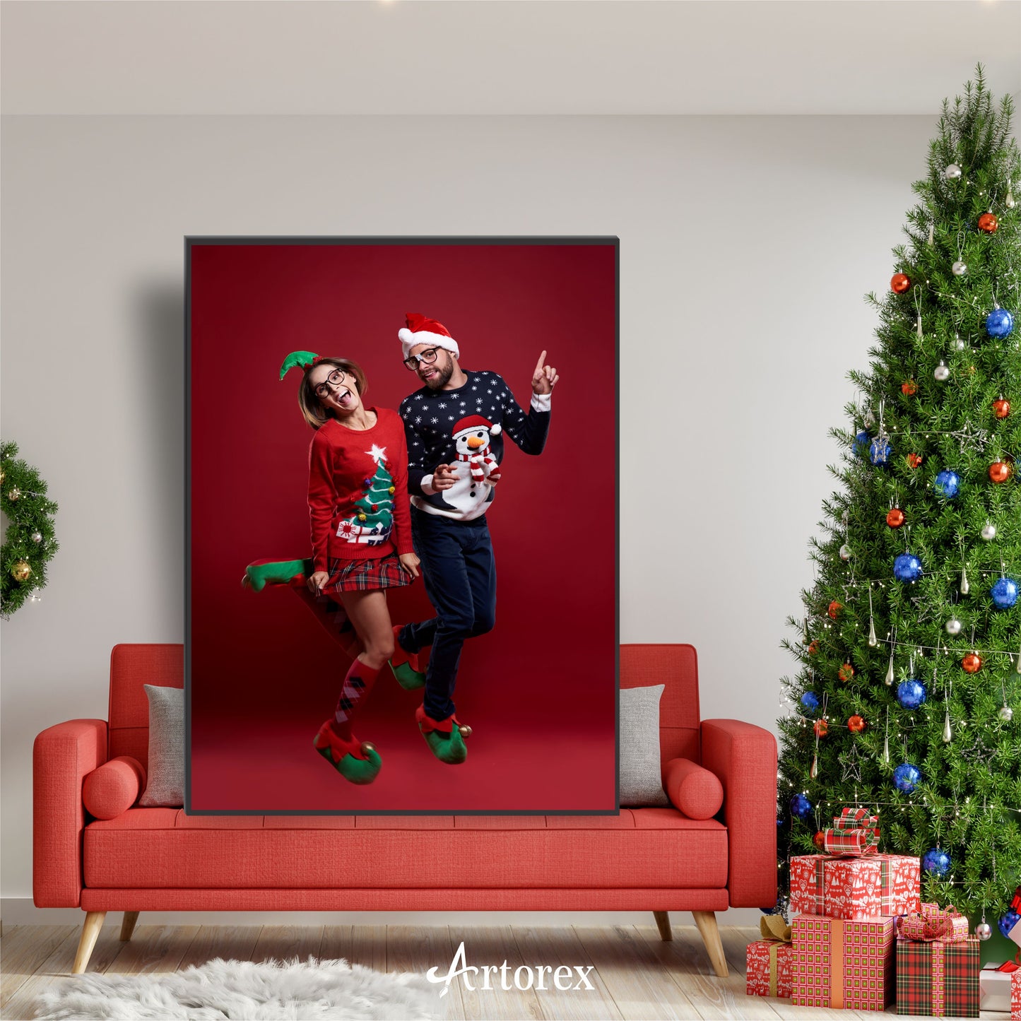 Festive Dance Christmas Jumpers Art