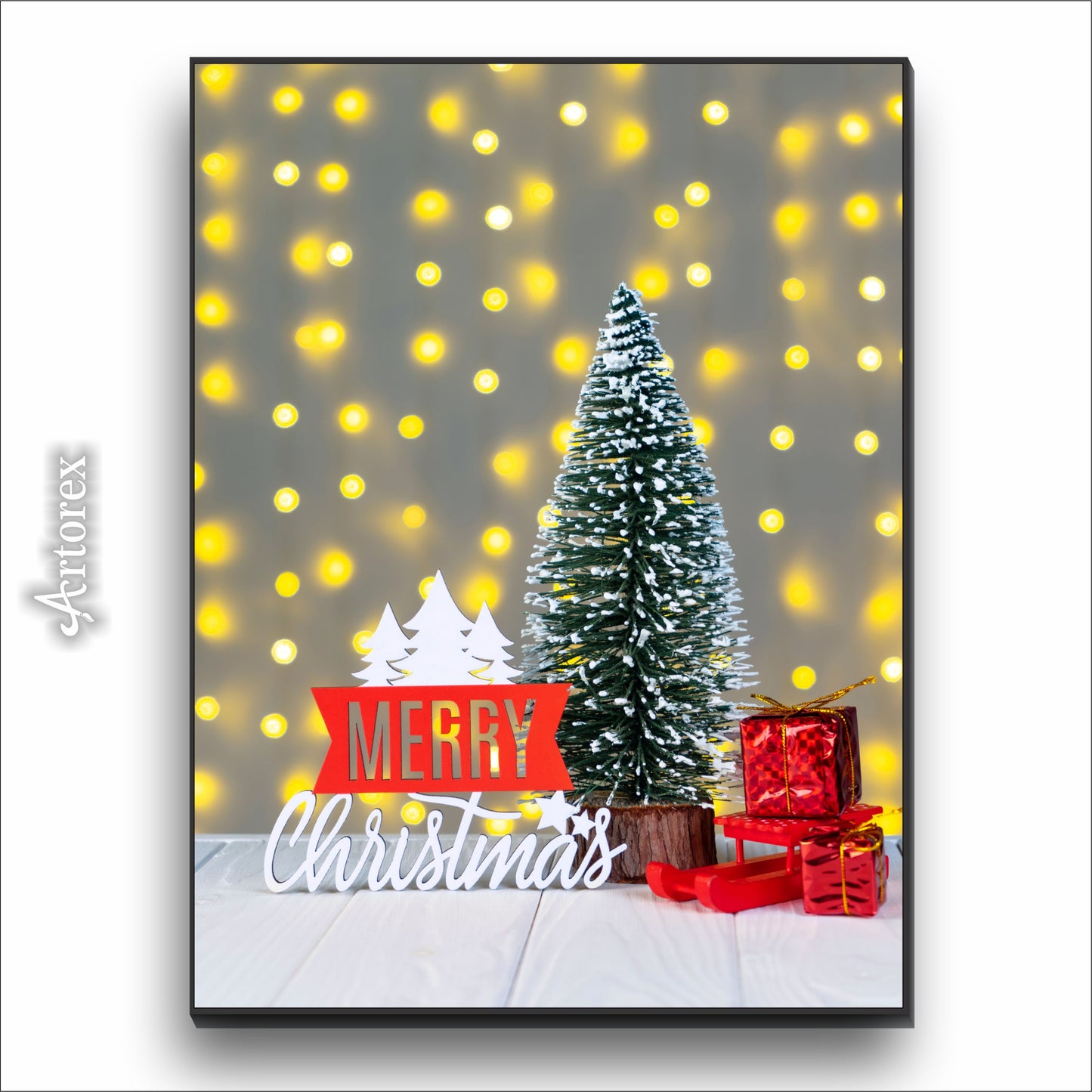 Merry Magic Christmas Tree Art