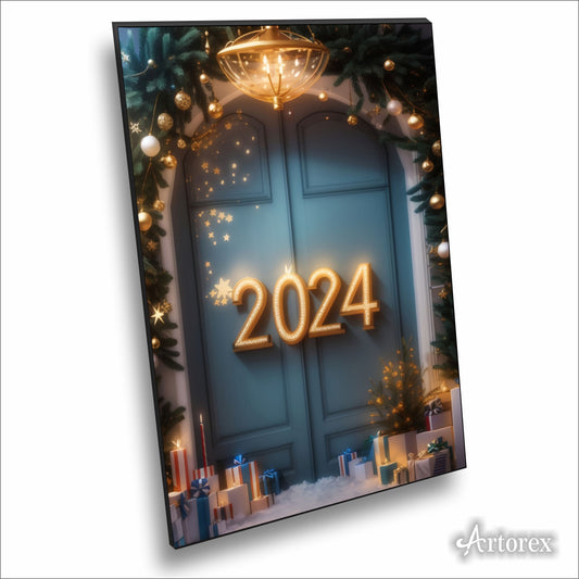 New Year AI Bliss 2024 Celebratory Art
